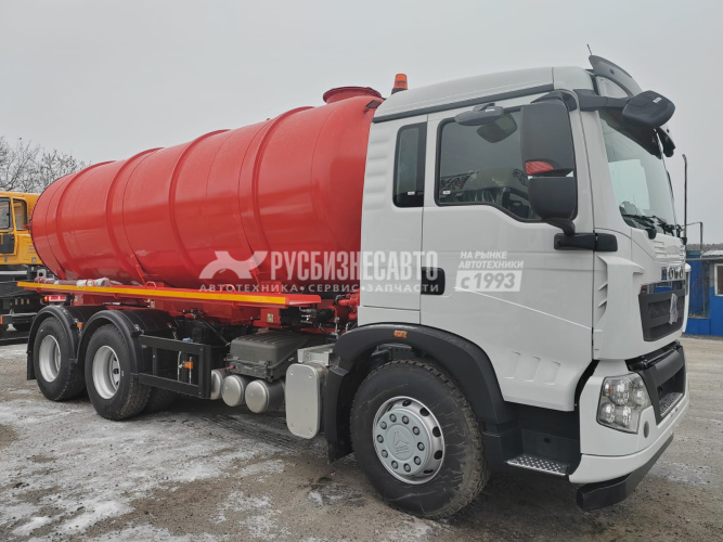 Купить МВ-17 HOWO T5G (6х4, шасси 4000) (вакуумная машина, 17 м3, насос КО-510, СПЕКТР) в компании Русбизнесавто - изображение 6