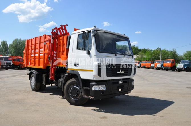 Купить МК-3551-03 на шасси МАЗ-5340С2-585-013 Мусоровоз (каркас) в компании Русбизнесавто - изображение 4