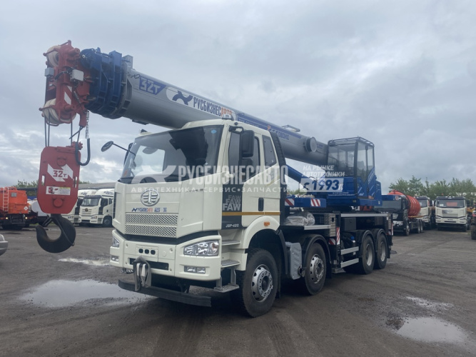 Купить КС 55729-7В автокран 32 т. (FAW-3310) ОВОИД колесная формула 8х4 в компании Русбизнесавто - изображение 28