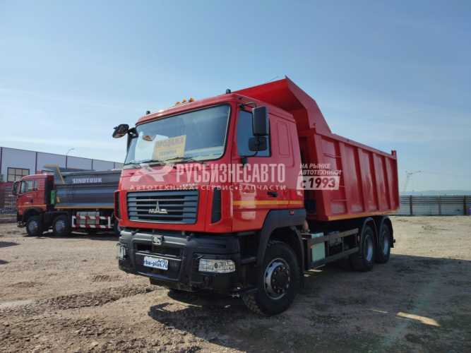 Купить Самосвал 6х4 МАЗ-650128-8520-005 20 тн. 20 м3 б/у (2022 г , 50486 км)  в компании Русбизнесавто - изображение 0