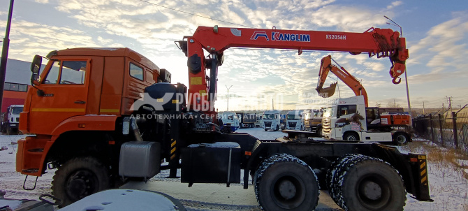 Купить Седельный тягач с КМУ Камаз 65225 6х6, б/у(2023г;11 712) (0003) Сбер комиссия в компании Русбизнесавто - изображение 6