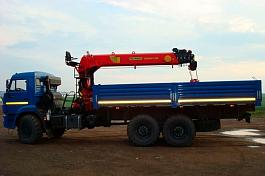 КМУ КАМАЗ 43118-3027-48 (Евро-5) + ИНМАН ИТ-150 + борт сталь 6,2м. (без спальника) КЦК