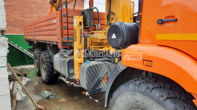 Купить КМУ КАМАЗ 43118-23027-50 + SOOSAN SCS866LS+бур 400мм.+борт ст.6.2м. б/у (2021г., 7 000 км., 250 м/ч) в компании Русбизнесавто - изображение 4