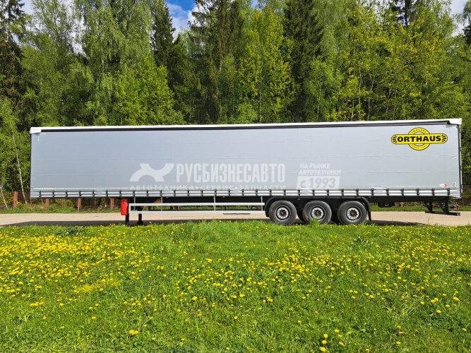 Купить Полуприцеп шторный ORTHAUS V3, без борта, 3 оси, 16,7 м, коники ССУ 1150 в компании Русбизнесавто - изображение 0