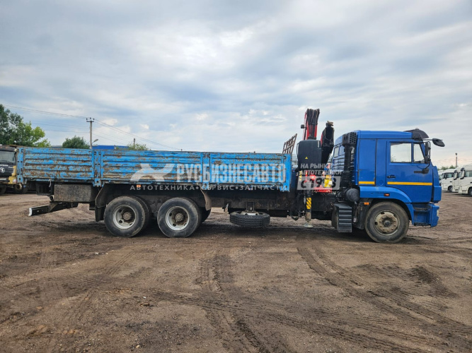 Купить КМУ КАМАЗ 65117 (Евро-4) +FASSI F215+ борт сталь 6,8м. б/у (2017г. пробег 313 411 км.) (0176) в компании Русбизнесавто - изображение 3