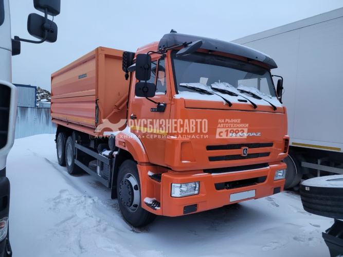Купить КАМАЗ 68901Е самосвал 3-х сторонний на шасси 65115 б/у (2021 г., 5370км.) в компании Русбизнесавто - изображение 0