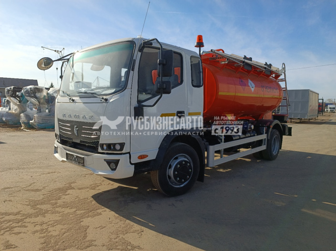 Купить АТЗ-8 (8 м3, 2 отс., УОС, КАМАЗ-43082-00385 КОМПАС, мод. 4348А2) в компании Русбизнесавто - изображение 2