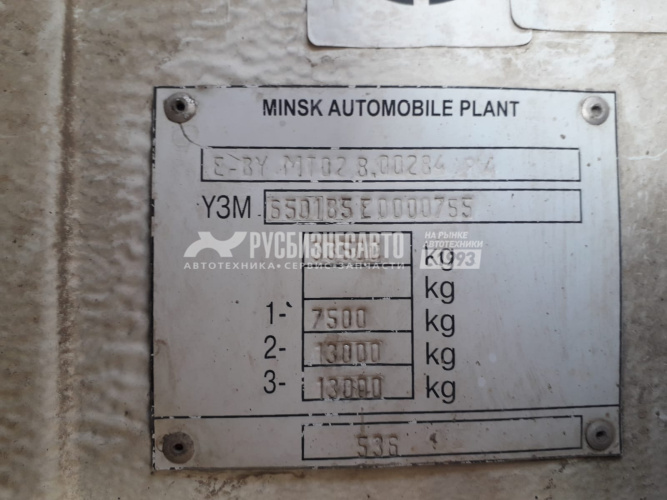 Купить Самосвал 6х4 МАЗ 6501B5-(434-000)  б/у (2014 г , 196 402км) в компании Русбизнесавто - изображение 5