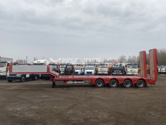 Купить Полуприцеп трал TIRKON LWB4A , 4 оси, раздвижной, г/п 51000 кг в компании Русбизнесавто - изображение 3
