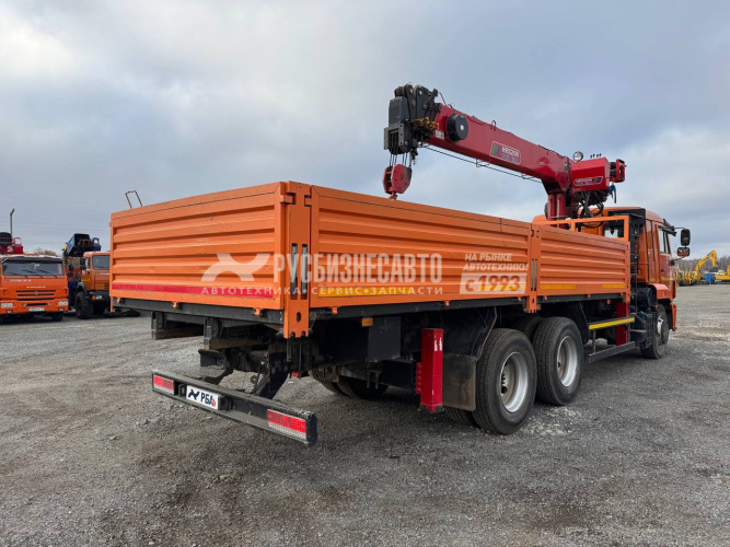 Купить КМУ КАМАЗ 65115 (Евро-5) + HRS 206 + борт сталь 6,8м б/у (2023 г.в. 2 444 км.)(0039) в компании Русбизнесавто - изображение 3