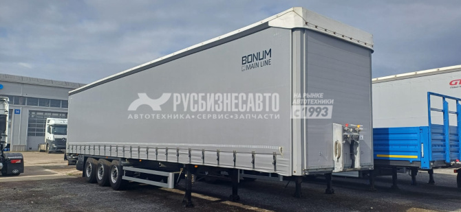 Купить BONUM 914296-04  ПОЛУПРИЦЕП б/у (штора, ворота)(2023 г.)(1007) в компании Русбизнесавто - изображение 0