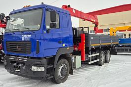 КМУ МАЗ 631228-8575-012 (Евро-5) + HANGLIM KS2056SM верх.упр. + борт сталь 6,6м.