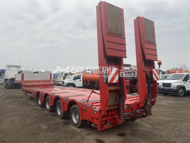 Купить Полуприцеп трал TIRKON LWB4A , 4 оси, раздвижной, г/п 51000 кг в компании Русбизнесавто - изображение 0