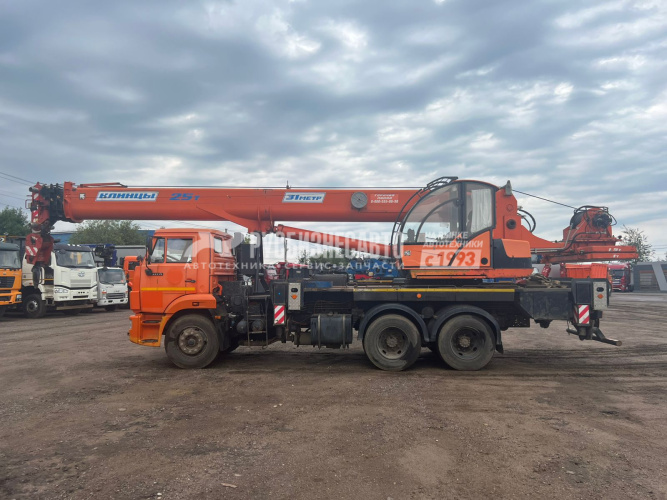 Купить КС 55713-1К-4 автокран 25т. (КАМАЗ-65115) б/у (2015г;11 738км;10 795м/ч)(5167) в компании Русбизнесавто - изображение 3
