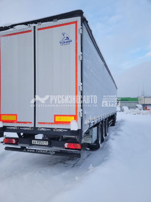 Купить Полуприцеп Тонар 9888 (Штора, ворота) б/у (2021г.в.)  в компании Русбизнесавто - изображение 4