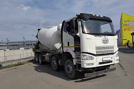 Автобетоносмеситель TIGARBO, FAW 8х4, 14м3 б/у (2022 г., 37 093 км)(0021)