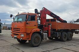 КМУ Камаз 43118 (6х6)(Евро 5) + Horyong HRS216 б/у (2023 г.в., 22 440 км. 1515 м.ч.) (0592)