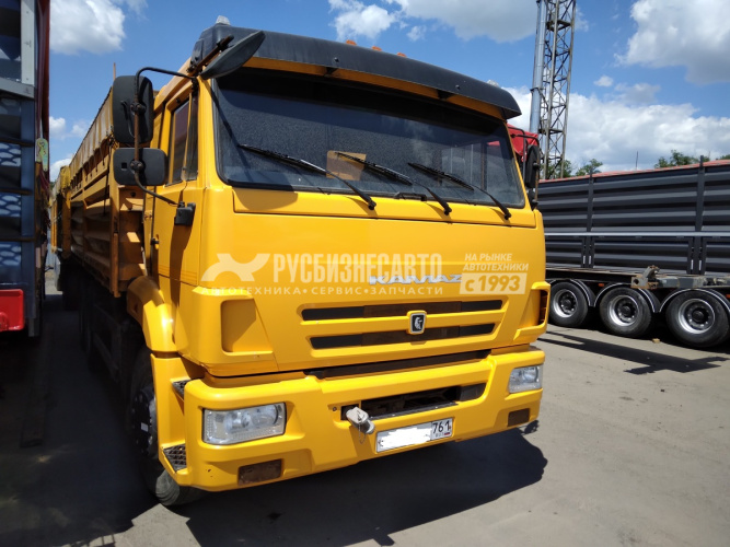 Купить КАМАЗ 65115-50 бортовой-зерновоз б/у ( 2019 г.в.,150 000 км.) - продается в сцепке с прицепом в компании Русбизнесавто - изображение 0