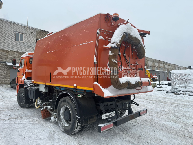 Купить КО-318Д Б/У на шасси КАМАЗ-53605 вакуумная подметально-уборочная (пылесос) пробег 25189 км, 970 м/ч в компании Русбизнесавто - изображение 5