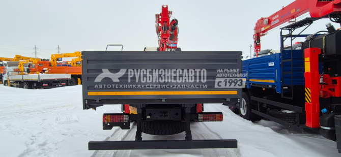 Купить КМУ FAW 3250 (6*4, 390л.с., Евро-5) + HANGLIM KS2056SM верх.упр. + бур 400мм. + борт сталь 8,0м. в компании Русбизнесавто - изображение 3
