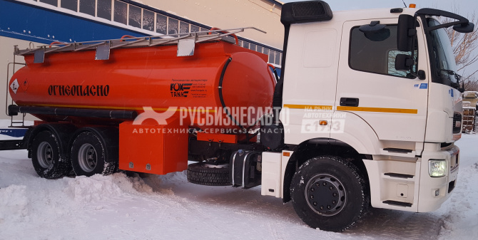Купить 9666L1  КАМАЗ 65207-1002-87 (АТЗ, 15м3, 3 отс., насос, УВТ) в компании Русбизнесавто - изображение 0