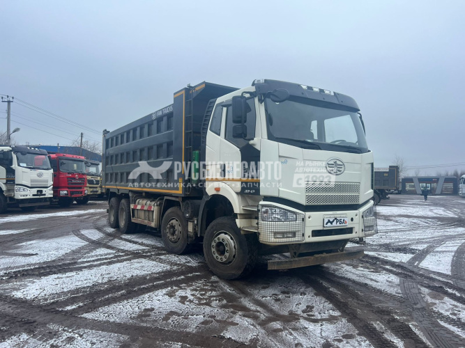 Купить Самосвал FAW J6 8x4 б/у (2023 г.в.,63 829 км.)(0694)Сбер комиссия в компании Русбизнесавто - изображение 0