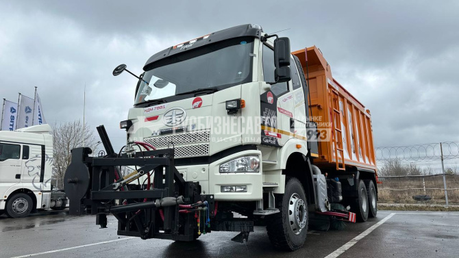 Купить 7881 (Аналог ЭД-405) (КДМ) на базе самосвала FAW (ПС+ПМ+ЩС+ПО) отбор мощности от ДВС в компании Русбизнесавто - изображение 2