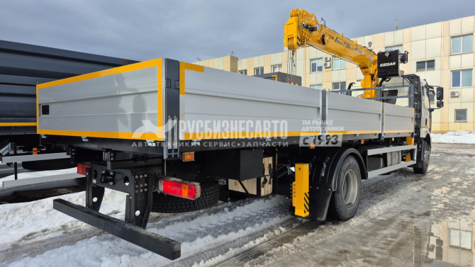 Купить КМУ FAW J6L (4*2, 320л.с., Евро-5) + SOOSAN SCS736LII верх.упр. + борт алюминий 7,6м. АМ в компании Русбизнесавто - изображение 2