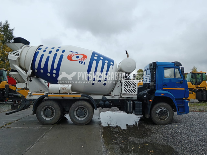 Купить Автобетоносмеситель 5814Z9 (9м3) на шасси КАМАЗ 6520 б/у (2021г., 14 515км., 82 м.ч.) (0788) в компании Русбизнесавто - изображение 3