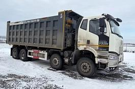 Самосвал FAW J6 (8x4) б/у (2023 г.в.21 881км.)(9679) - Сбер комиссия-Бронь Мишина Т.