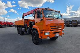 КМУ Камаз 43118 (6х6) + ИНМАН ИТ-150 б/у (2023 г.в., 36 322 км., 509 м/ч) (7925)