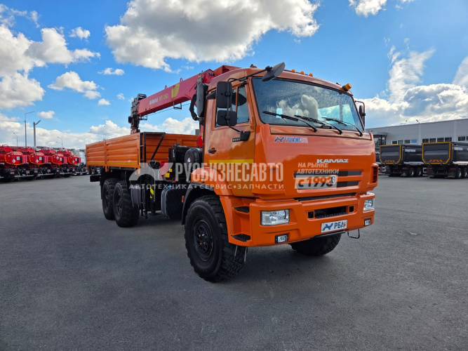 Купить КМУ Камаз 43118 (6х6) + ИНМАН ИТ-150 б/у (2023 г.в., 36 322 км., 509 м/ч) (7925) в компании Русбизнесавто - изображение 0