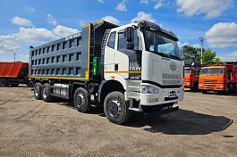 Самосвал FAW J6 (8х4) б/у (2023 г., 74 585 км., П -образный) (0950) Новая резина
