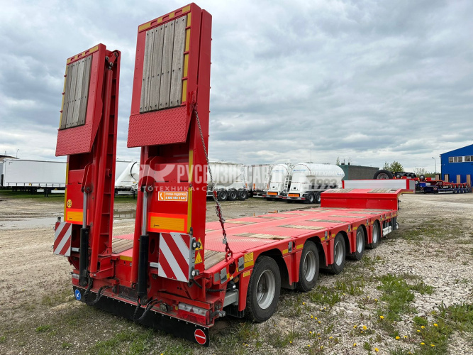 Купить Kassbohrer LOWBED (ISO PAKCS), П/п трал раздвижной, 5 осей, г/п 58,5т, 10 градусов аппарели в компании Русбизнесавто - изображение 2