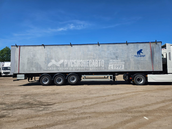 Купить ТОНАР SDP3-89 (95894) п/п 14,1м, сдвиж. пол, Al кузов, V-89м3, ССУ1150 б/у (2023 г. )(1791) в компании Русбизнесавто - изображение 3
