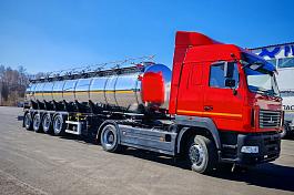 ППЦ пищевая CAB 93184X2 (V=27 м3, 4 отс.система мойки, 4 оси WKK)