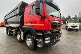 Самосвал HOWO T5G 8x4 б/у (2024г., 128 800 км.)(5313) Новая резина