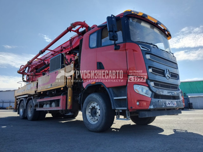 Купить Автобетононасос Sany SY37 RZ-5 160, 6x4 б/у (2023 г., 30 026 км, 2 272 м/ч)(0106) в компании Русбизнесавто - изображение 0