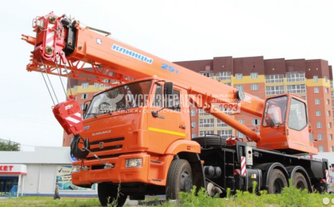 Купить КС 55713-1К-1 автокран с гуськом 25т. (КАМАЗ-65115)  в компании Русбизнесавто - изображение 1