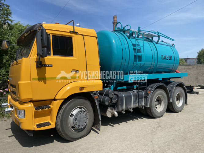 Купить МВ-10 КАМАЗ 65116 (вакуумная машина, 10 м3, насос КО-505, сп. место, ЧМЗ) в компании Русбизнесавто - изображение 1