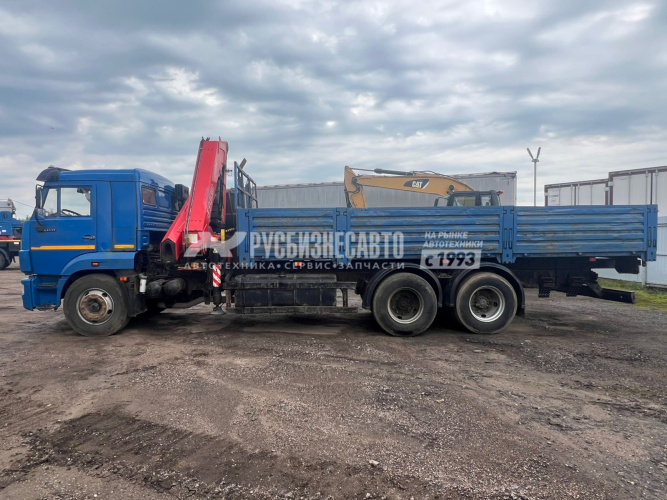 Купить КМУ КАМАЗ 65117 (Евро-4) +FASSI F275+ борт сталь 6,8м. б/у (2016г. пробег 215 364 км.) (0090) в компании Русбизнесавто - изображение 3