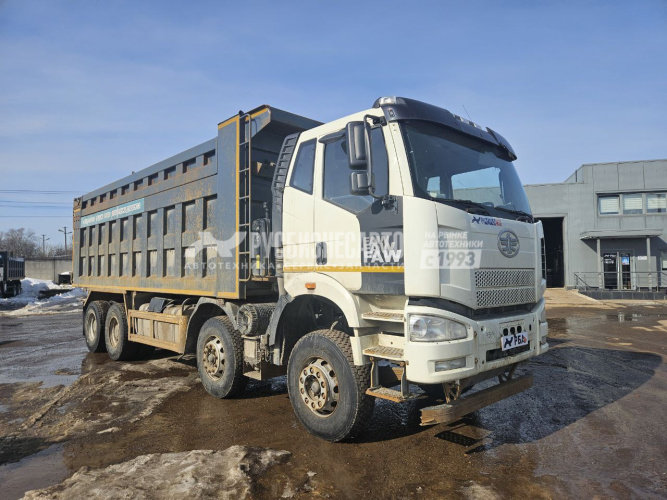 Купить Самосвал FAW J6 8x4 б/у (2023 г.в.,123 887 км.)(3914)Сбер комиссия в компании Русбизнесавто - изображение 0