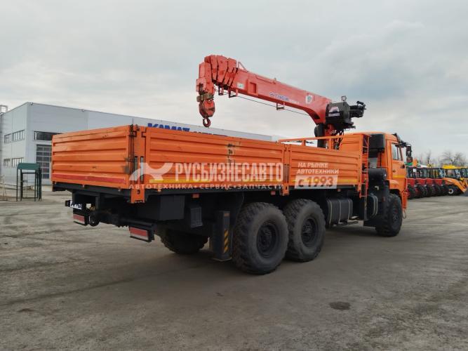 Купить КМУ Камаз 43118 (6х6) + KANGLIM KS1256 GII б/у (2022 г.в., 25 749 км., 1 549 м/ч) (6113) в компании Русбизнесавто - изображение 4