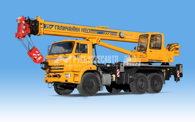Купить КС 55713-5В-1 NEO автокран 25т.(КАМАЗ-43118) ОВОИД в компании Русбизнесавто - изображение 1