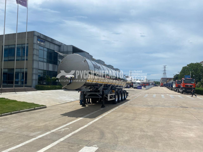 Купить ППЦ-27 BULL  (пищевая, 27 м3, нерж/нерж, 4 отс., система мойки, 4 оси SAF, WABCO) в компании Русбизнесавто - изображение 11