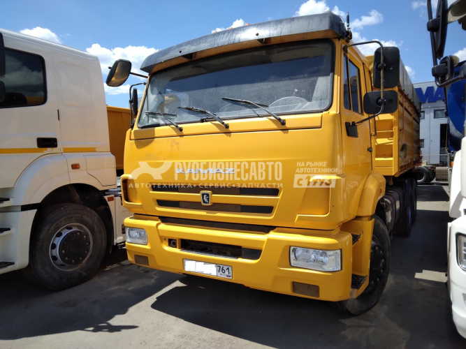 Купить КАМАЗ 65115-50 самосвал-зерновоз б/у ( 2019 г.в.,145 754 км.)-продается в сцепке с прицепом в компании Русбизнесавто - изображение 1