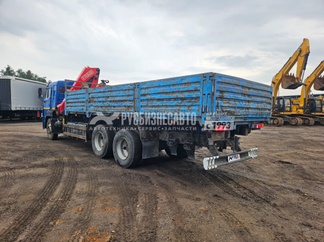 Купить КМУ КАМАЗ 65117 (Евро-4) +FASSI F215+ борт сталь 6,8м. б/у (2017г. пробег 313 411 км.) (0176) в компании Русбизнесавто - изображение 1