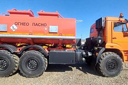 АТЗ-12 КАМАЗ-43118 (12 м3, 2 отс.,насос СВН-80, УВТ, мод. 4671М2-11)