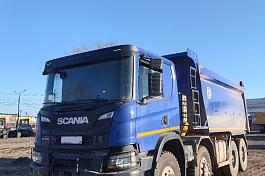 Самосвал SCANIA P440B8X8HZ 8x8 б/у (2020г.550 492 км) (0258)