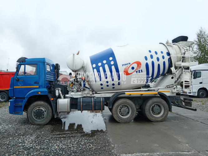 Купить Автобетоносмеситель 5814Z9 (9м3) на шасси КАМАЗ 6520 б/у (2021г., 14 515км., 82 м.ч.) (0788) в компании Русбизнесавто - изображение 6